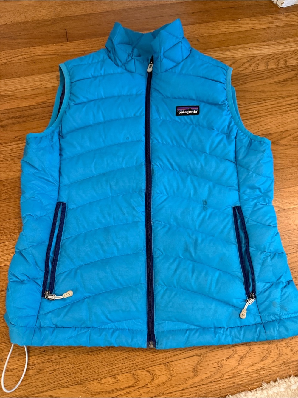 Patagonia women’s Light Blue Quilted Puffer Vest Patagonia